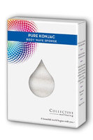 Konjac Wave Body Sponge, Bamboo Pure Collective Wellbeing 1 Sponge