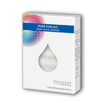 Konjac Wave Body Sponge, Bamboo Pure Collective Wellbeing 1 Sponge