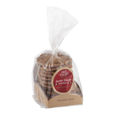 Hot Cakes Bakery Crispy Crafted Cookies Butter Pecan Cranberry
