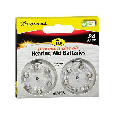 Walgreens Premium Zinc Air Hearing Aid Batteries