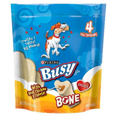 Purina Busy Bone Busy Bone Chicken & Cheese Mini Dog Treats - 4 pk