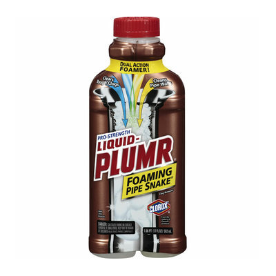 Clorox Liquid-Plumr Foaming Pipe Snake Clog Remover