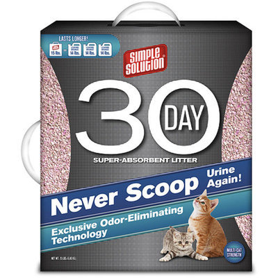 Simple Solution 30-Day Cat Litter, 15 lb