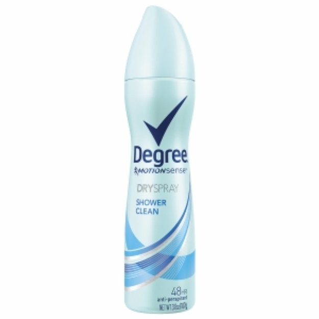 Degree Women Dry Spray Antiperspirant, Shower Clean, 3.8 oz