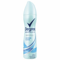 Degree Women Dry Spray Antiperspirant, Shower Clean, 3.8 oz