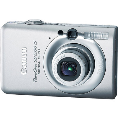 Canon PowerShot SD1200-IS Light Gray 10.0MP Digital ELPH Camera w/ 2.5