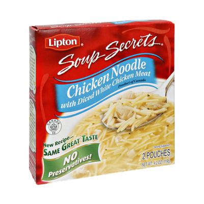 Lipton® Soup Secrets Chicken Noodle with Diced White Chicken Meat Soup