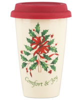 Lenox Holiday Comfort & Joy Travel Mug