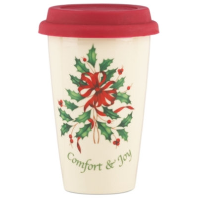 Lenox Holiday Comfort & Joy Travel Mug