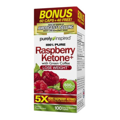 Purely Inspired 100% Pure Raspberry Ketones+, Tablets