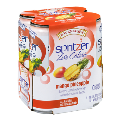 R.W. Knudsen Spritzer Zero Calorie Mango Pineapple - 4 CT