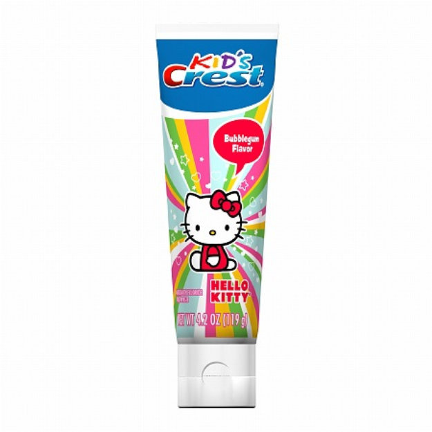 Crest Kid's Hello Kitty Toothpaste Bubble Gum Reviews 2019