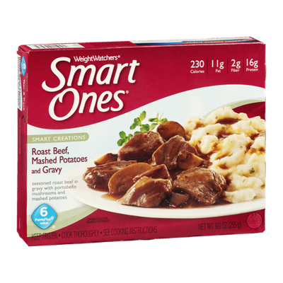 Weight Watchers Smart Ones Smart Creations Roast Beef, Mashed Potatoes And Gravy