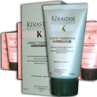 Kerastase Resistance Ciment Thermique Reconstructor, Milk for Brittle, Damaged Hair, 4.8 Ounce
