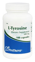 ProThera - L-Tyrosine 500 mg. - 100 Vegetarian Capsules