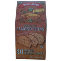 Thin Addictives Pistachio Almond Thins Crunchy Cookies