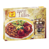 Deep Healthy Tiffin Kofta Curry Chhole Spinach Basmati Pilaf