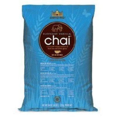 David Rio Elephant Vanilla Chai Mix - 4 lb. Poly Bag