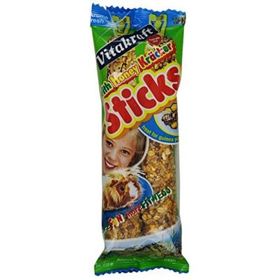 Vitakraft Guinea Pig Honey Sticks and 4-Ounce Bag