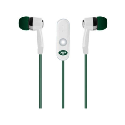New York Jets Earbuds with Microphone