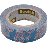 Scotch® Expressions Washi Tape, Vintage Rose, 3/5