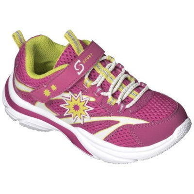 S SPORT BY SKECHERS Toddler Girl's Pink Sunburst Sneaker