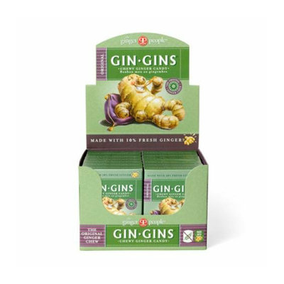 Ginger People Gingins Chewy Original Travel Packs Case of 24 1.6 oz
