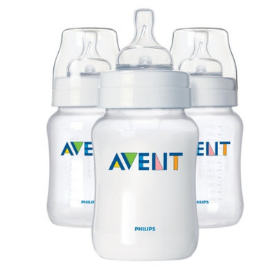 Avent Philips BPA Free Classic 9 Ounce Polypropylene Bottles