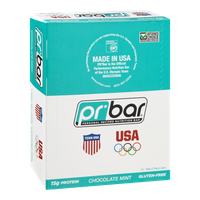 PR Bar Personal Record Nutritional Bar Chocolate Mint - Gluten Free -12 Bars