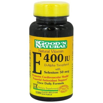 Good'n Natural Good 'N Natural - Vitamin E With Selenium 400 IU - 100 Softgels
