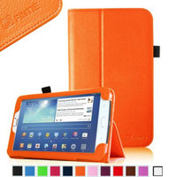 Fintie Folio Classic Leather Case for Samsung Galaxy Tab 3 7.0 inch Tablet, Orange