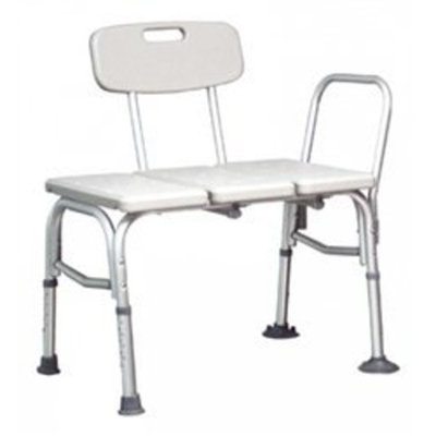 Lumex Maxi Drain Transfer Bench, Grey