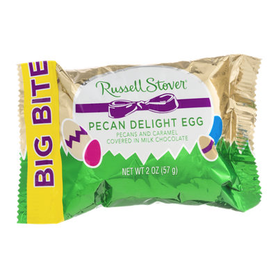 Russel Stover Big Bite Pecan Delight Egg
