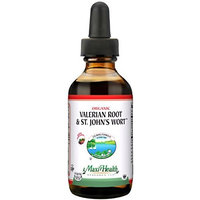 Maxi-Health Valerain Root with St. John's W, 1-Ounce