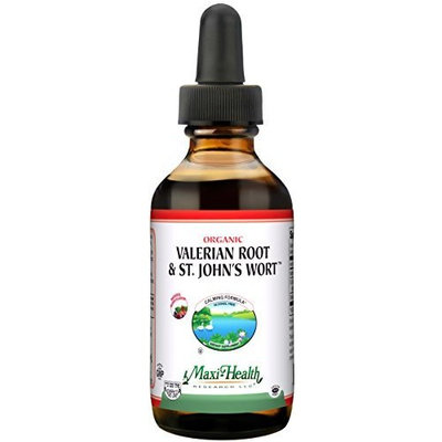 Maxi-Health Valerain Root with St. John's W, 1-Ounce