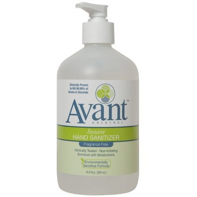 Avant Original Fragrance Free Avant Original Fragrance-Free Instant Hand Sanitizer: 16.9 Oz. Pump Bottle (12 Units)