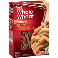 Great Value: Whole Wheat Penne, 13.25 oz