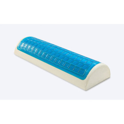Deluxe Comfort Gel Half Moon and Half Cylinder Memory Foam Pillow