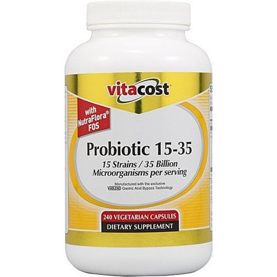 Vitacost Brand Vitacost Probiotic 15-35 -- 35 billion CFU** - 240 Vegetarian Capsules