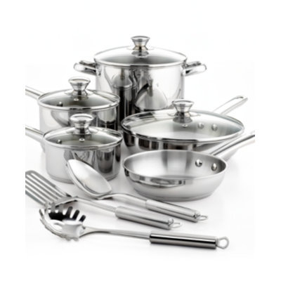 Tools Of The Trade Tools of the Trade Stainless Steel 12 Piece Cookware Set