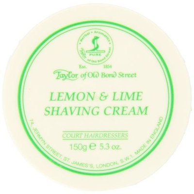 Taylor of Old Bond Street Lemon - Lime Shaving Cream Jar, 5.3-Ounce