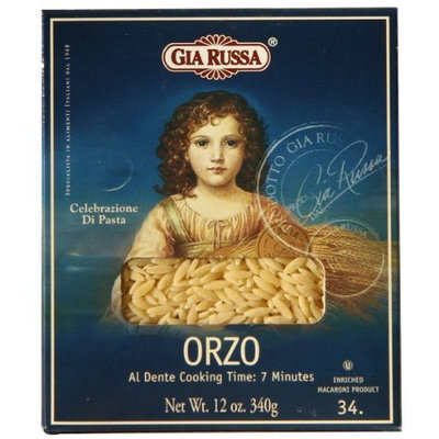 Gia Russa Orzo, 12-Ounce (Pack of 8)