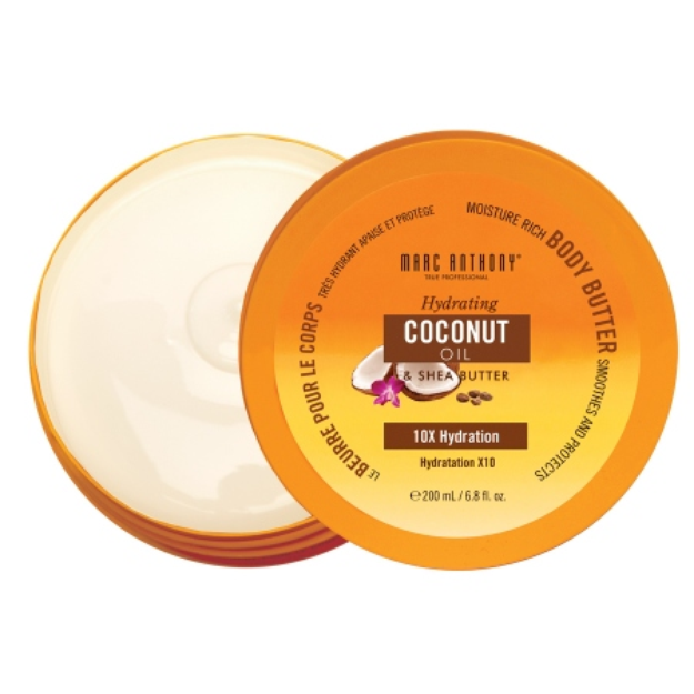 Marc Anthony True Professional Body Butter, Hydrating Coconut Oil & Shea Butter, 6.8 fl oz
