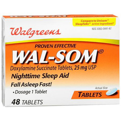 Walgreens Wal-Som Nighttime Sleep Aid Tablets
