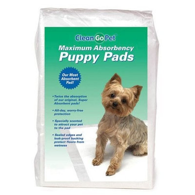 Clean Go Pet Maximum Puppy Absorbency Pad, 30-Pack