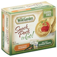 Wild Garden Traditional Hummus & Sea Salt Quinoa Chips Snack Pack, 2.26 oz, (Pack of 6)