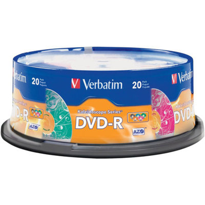 Verbatim Kaleidoscope 16x DVD Recordable Media
