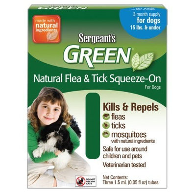 Sergeant's Pet Sergeant's Green Flea and Tick Squeeze-On Dog