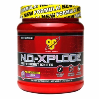 Bsn BSN - N.O-Xplode Pre-Workout Igniter Bonus Size Grape 36 Servings - 1.47 lbs.