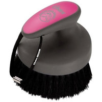 Oster Equine Care Series Face Finishing Brush, Medium Bristle, Natural Horse Hair, Pink